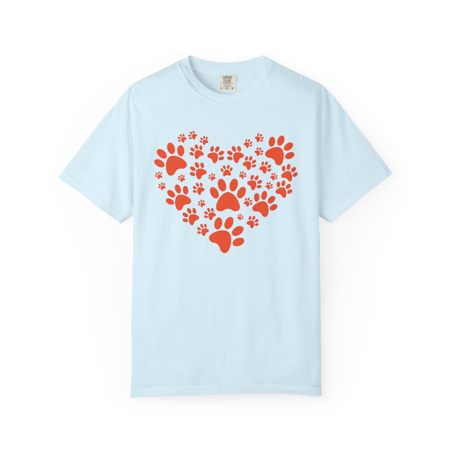 Heart Footprint Dogs - T-Shirt