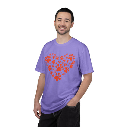 Heart Footprint Dogs - T-Shirt