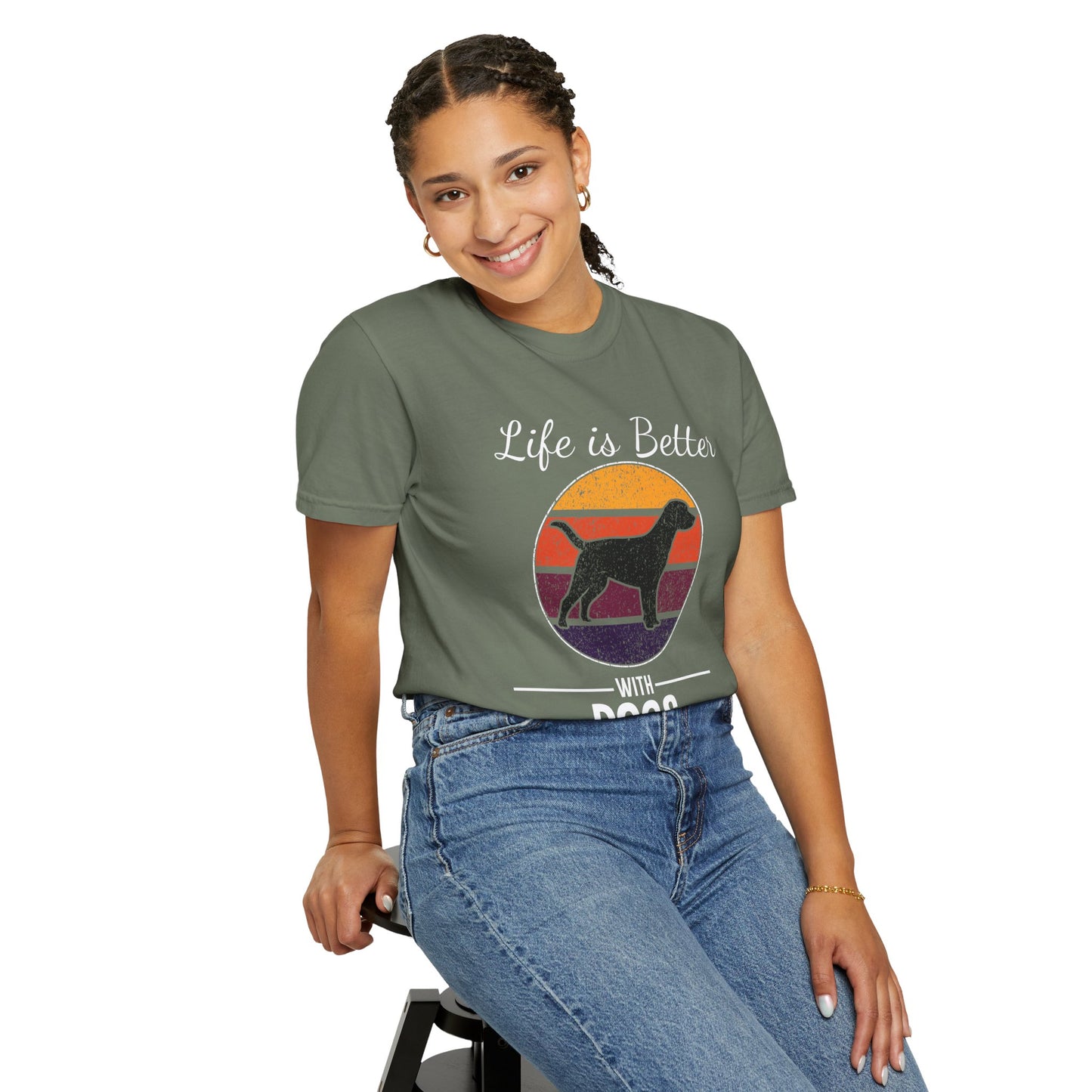 Life is Better With Dogs - T-Shirt
