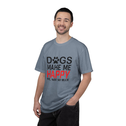 Dogs Make Me Happy Dogs - T-Shirt