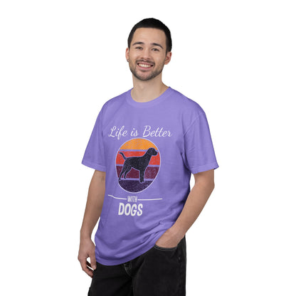 Life is Better With Dogs - T-Shirt
