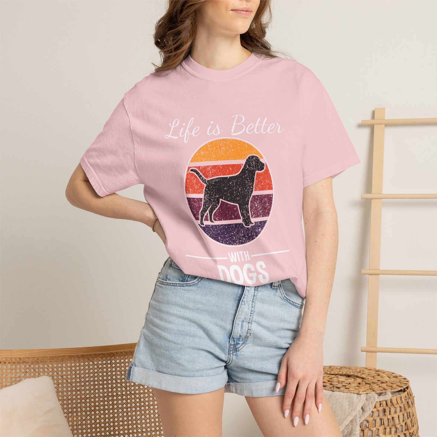 Life is Better With Dogs - T-Shirt