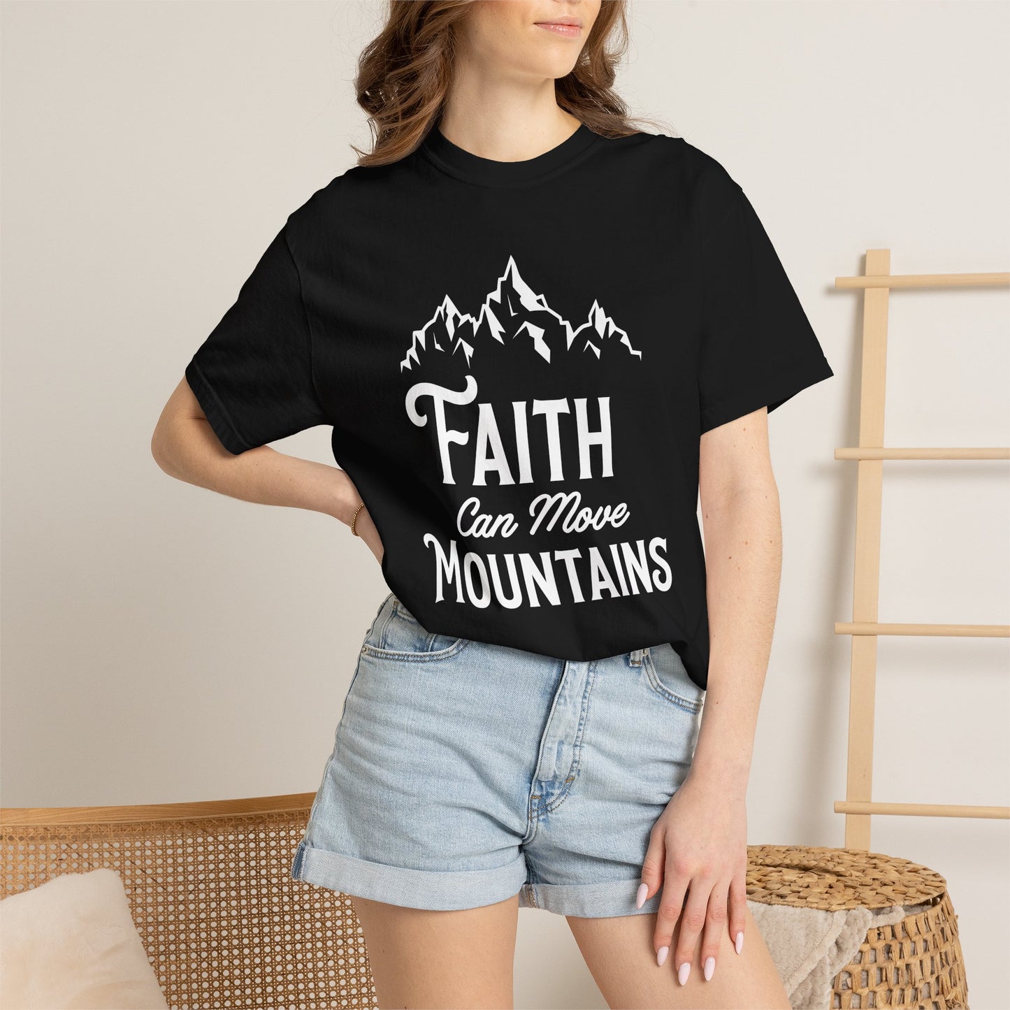 Faith Mountains Christian - T-Shirt