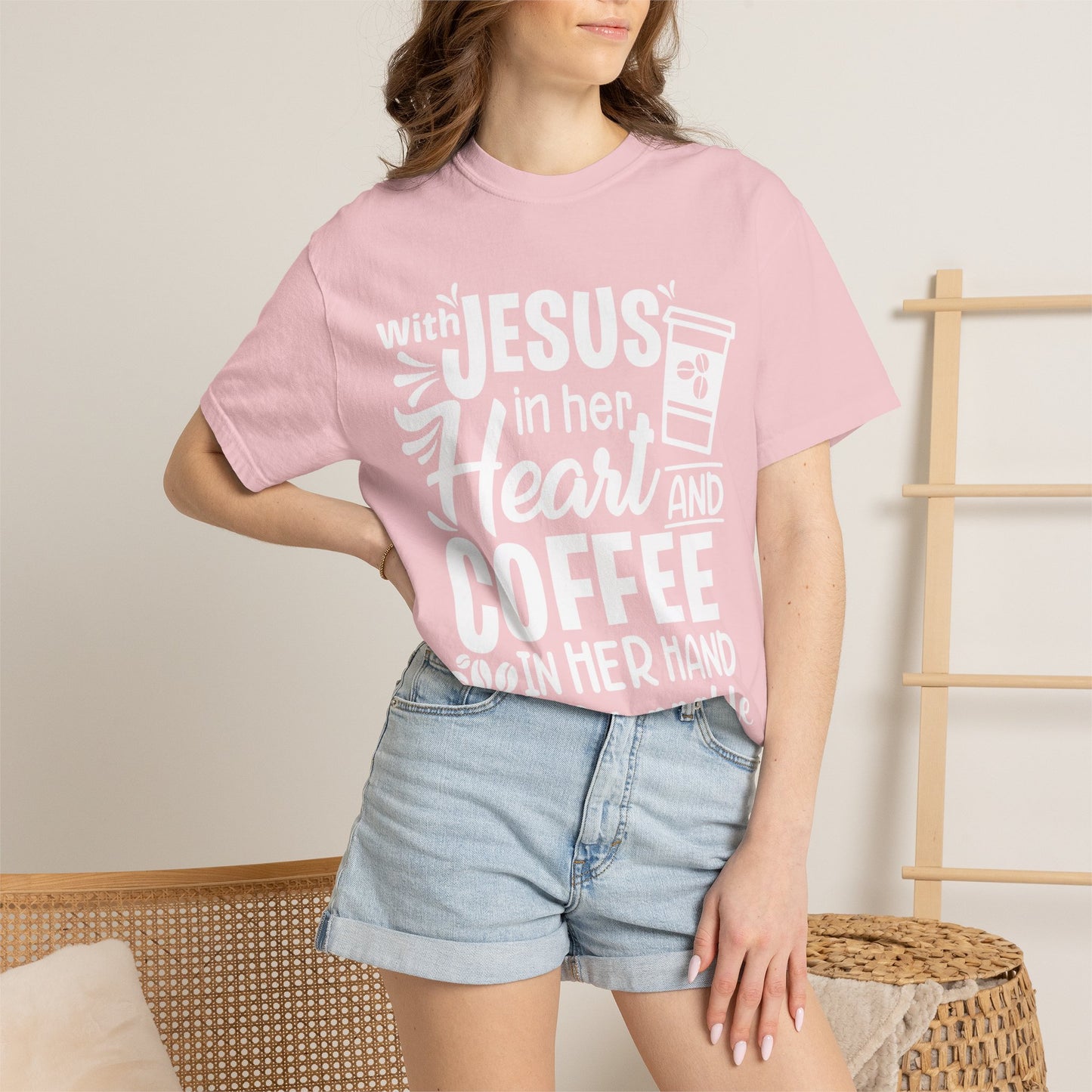 Jesus in Her Heart - T-Shirt