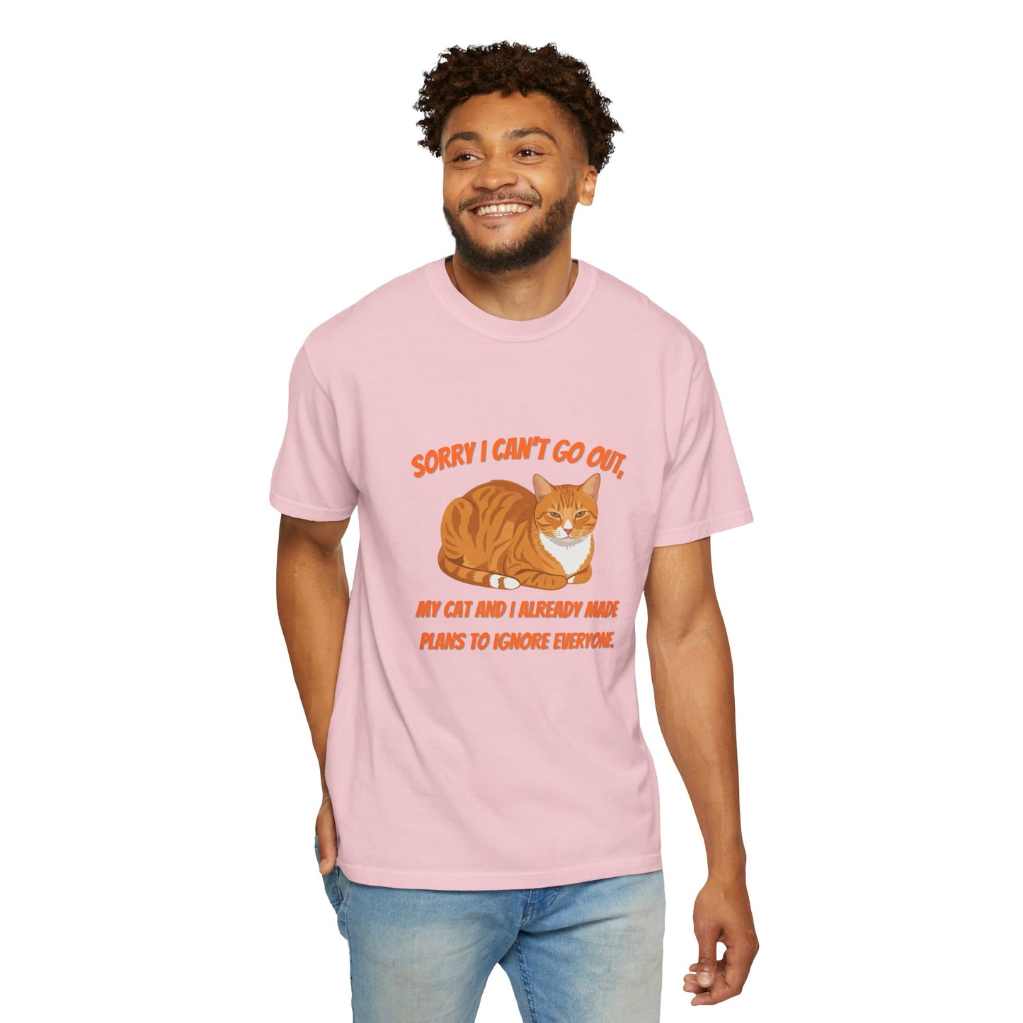 Sorry I Cant Go Cat - T-Shirt