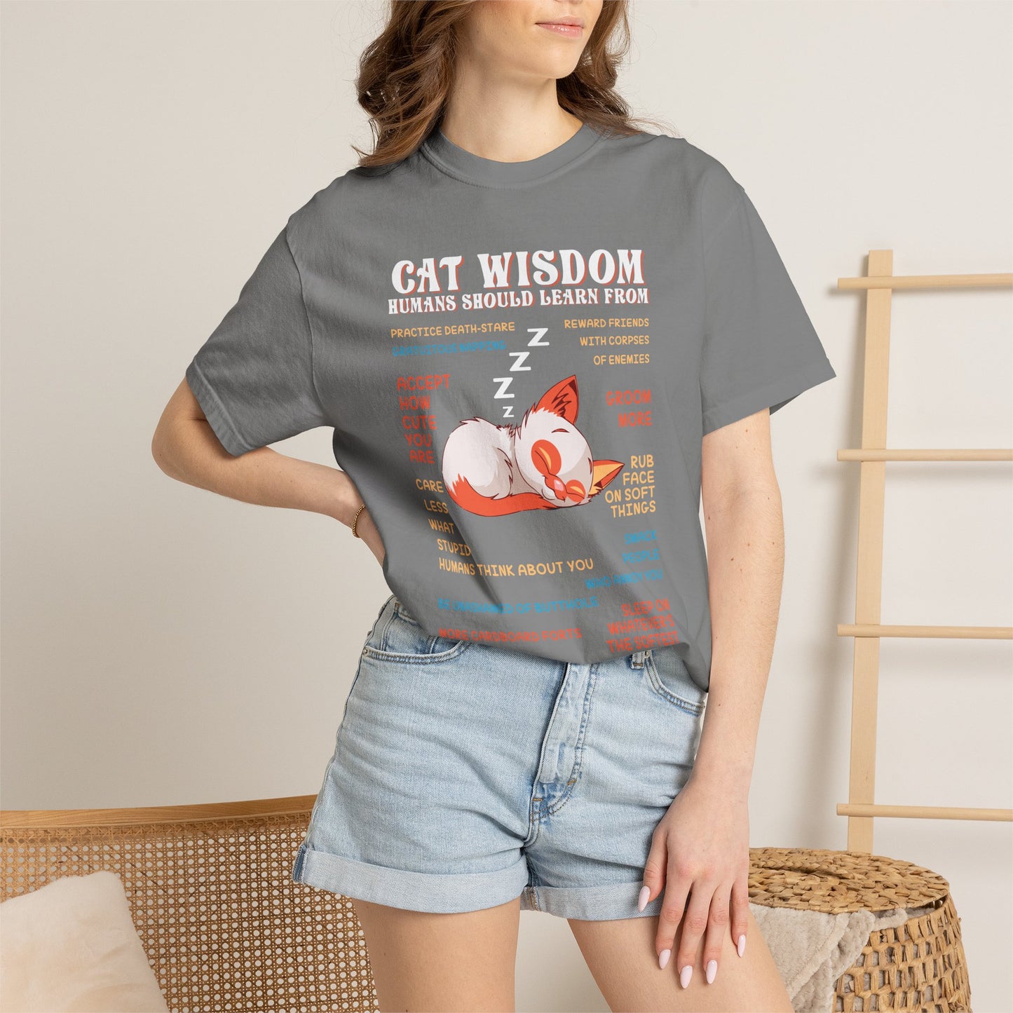 Cat Wisdom - T-Shirt
