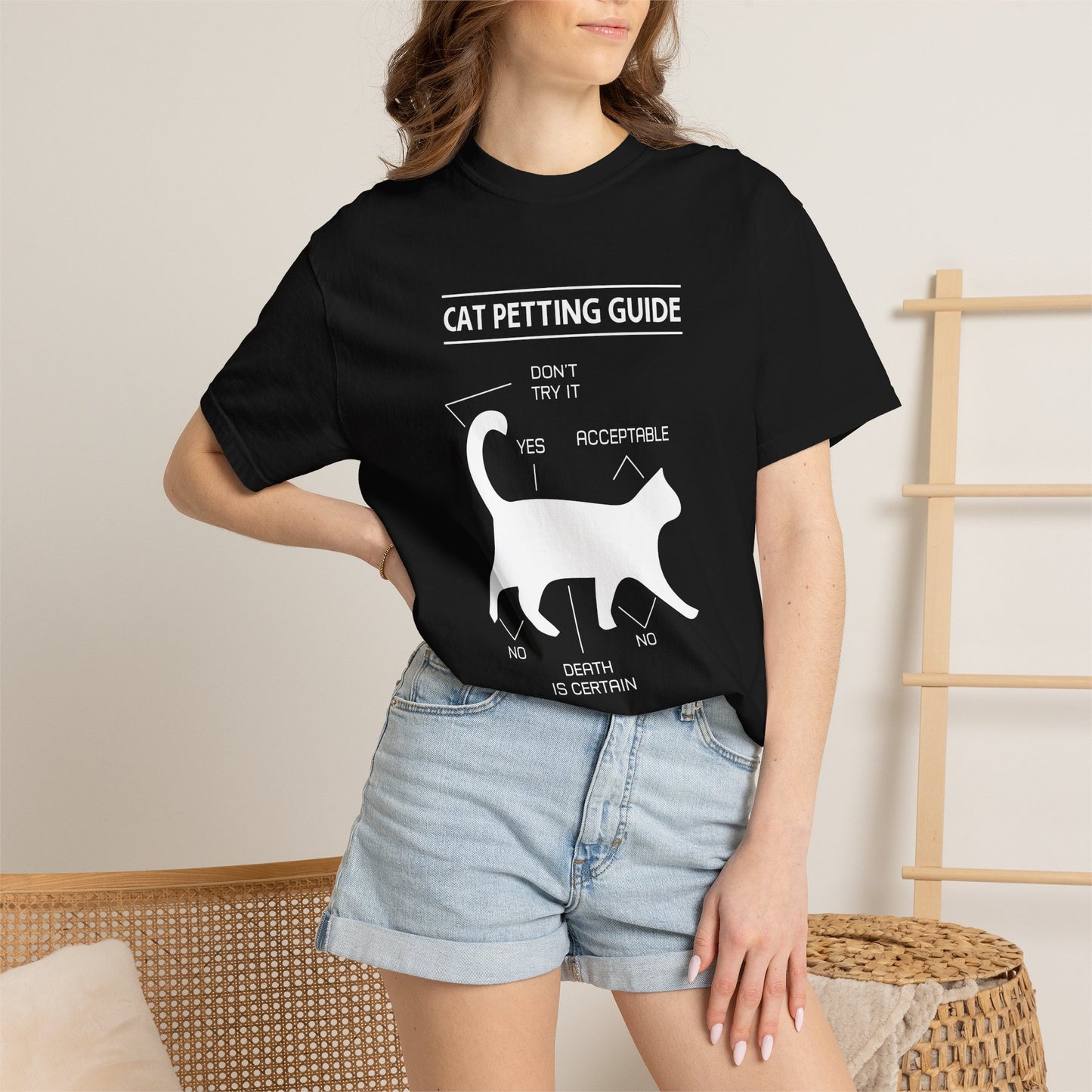 Cat Petting guide - T-Shirt