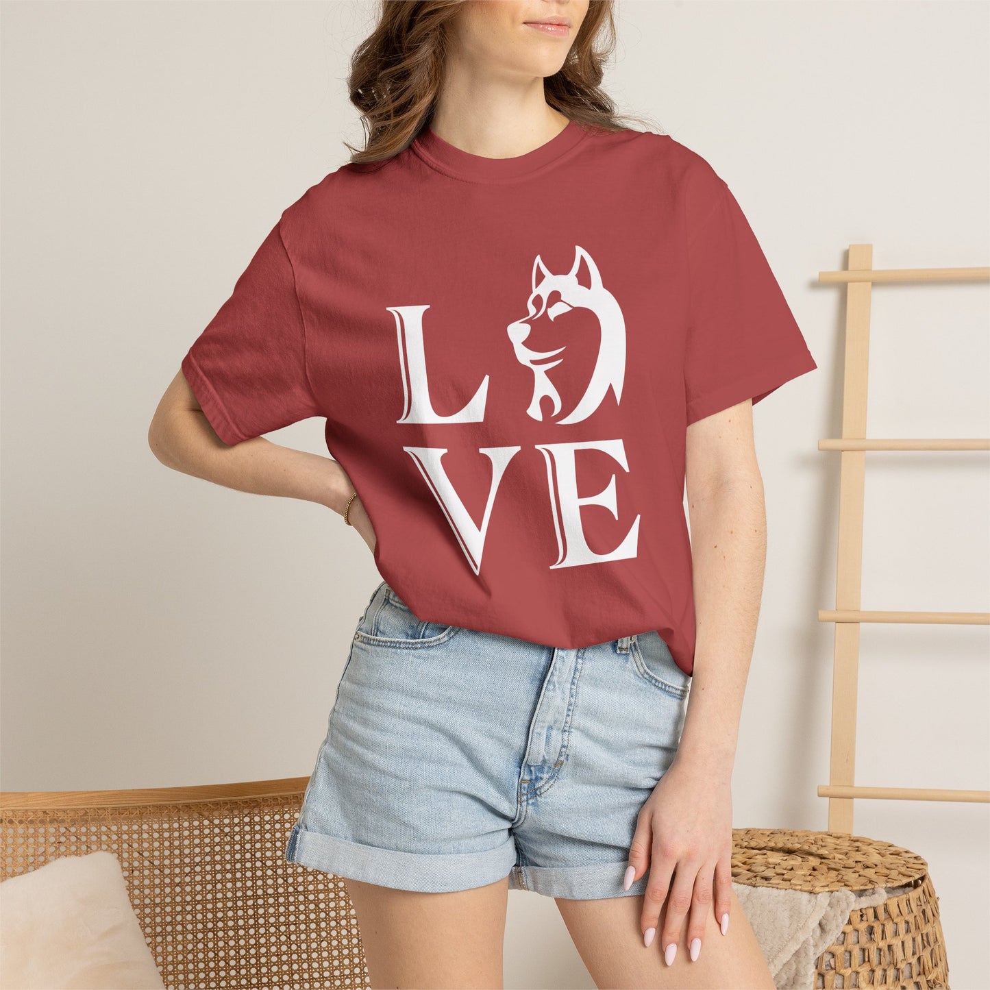 Love Husky Dogs - T-Shirt