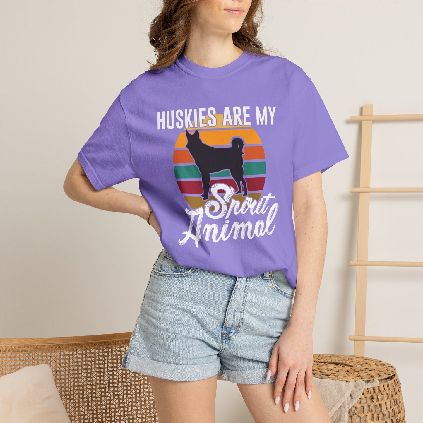 Husky Spirit Animal Dogs - T-Shirt