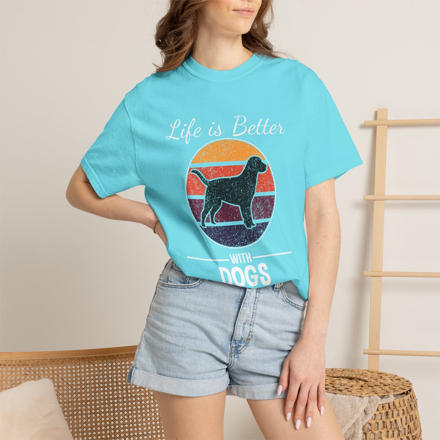 Life is Better With Dogs - T-Shirt