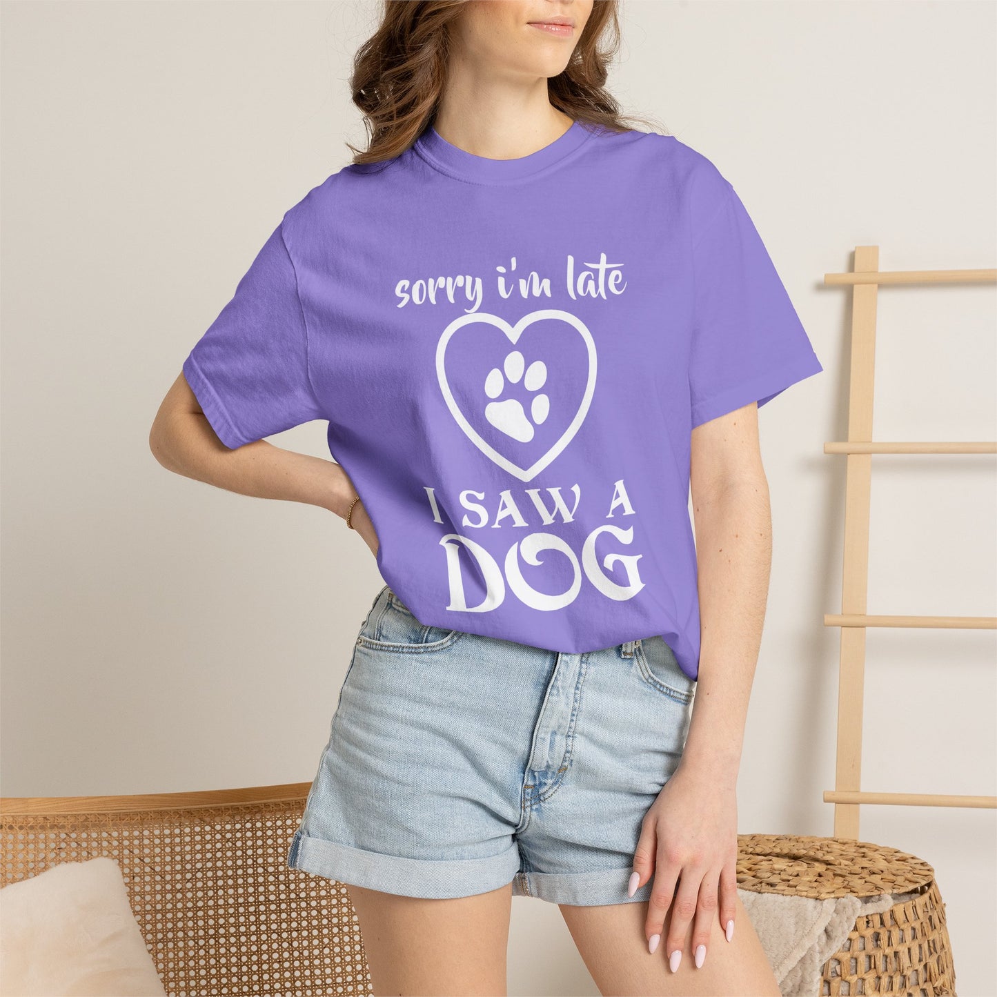 Sorry Im Late Dogs - T-Shirt