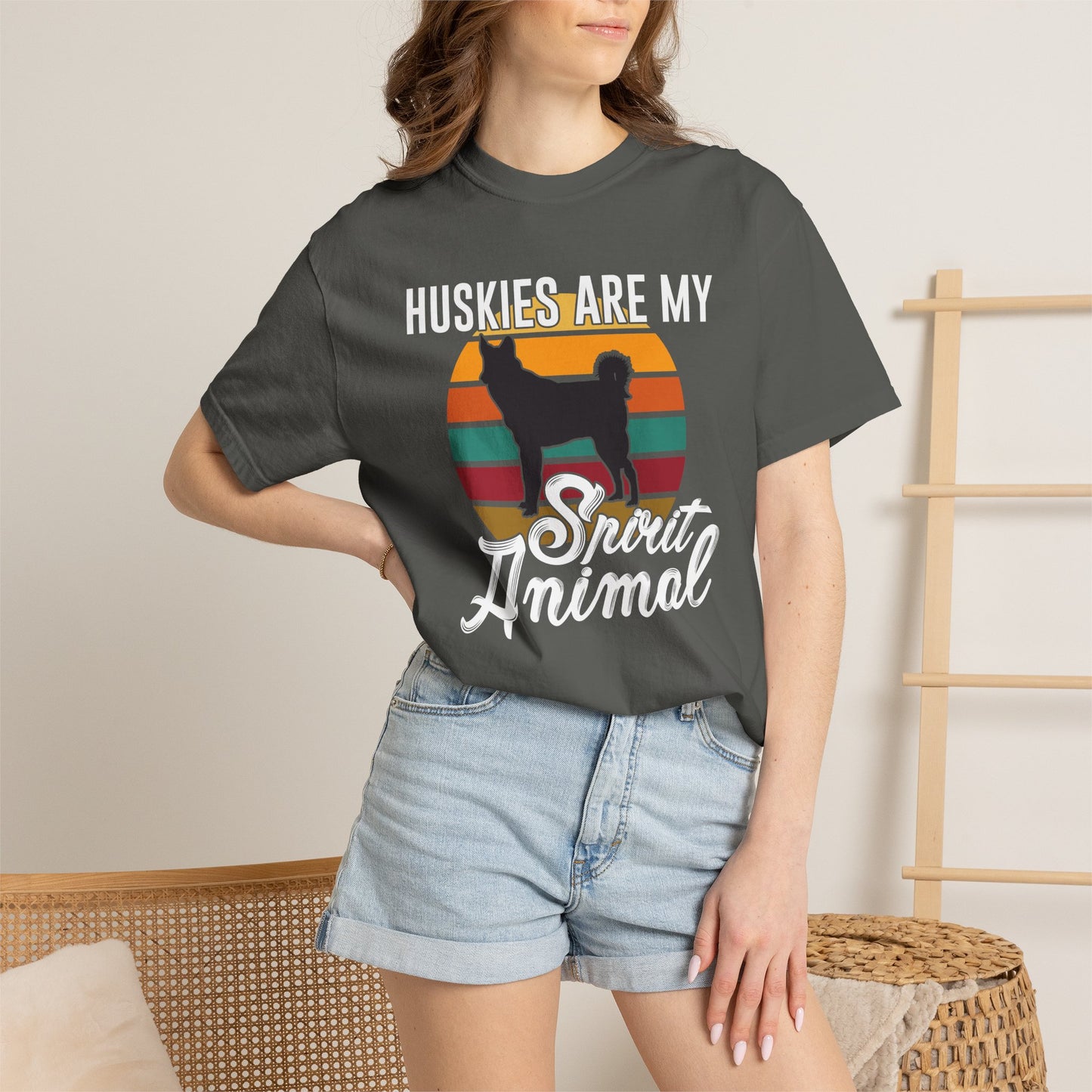Husky Spirit Animal Dogs - T-Shirt
