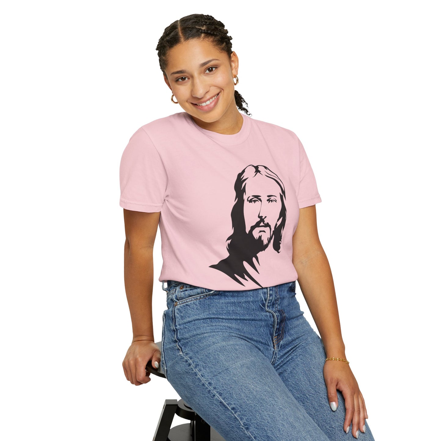 Jesus Portrait T-Shirt — Inspirational Christian Faith Tee